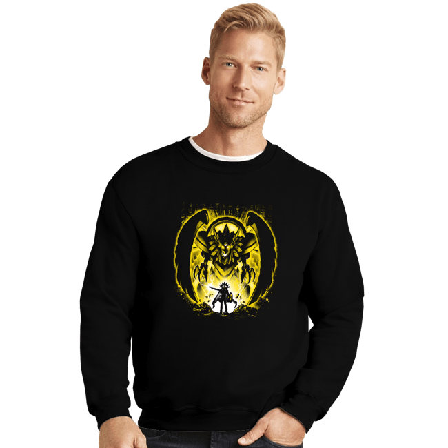 Secret_Shirts Crewneck Sweater, Unisex / Small / Black The Winged Dragon