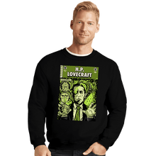 Load image into Gallery viewer, Secret_Shirts Crewneck Sweater, Unisex / Small / Black Tales Of Lovecraft
