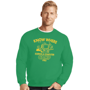 Shirts Crewneck Sweater, Unisex / Small / Irish Green Know Where Camp