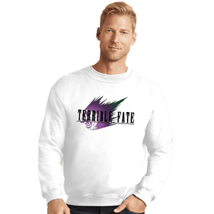 Secret_Shirts Crewneck Sweater, Unisex / Small / White A Terrible Fate