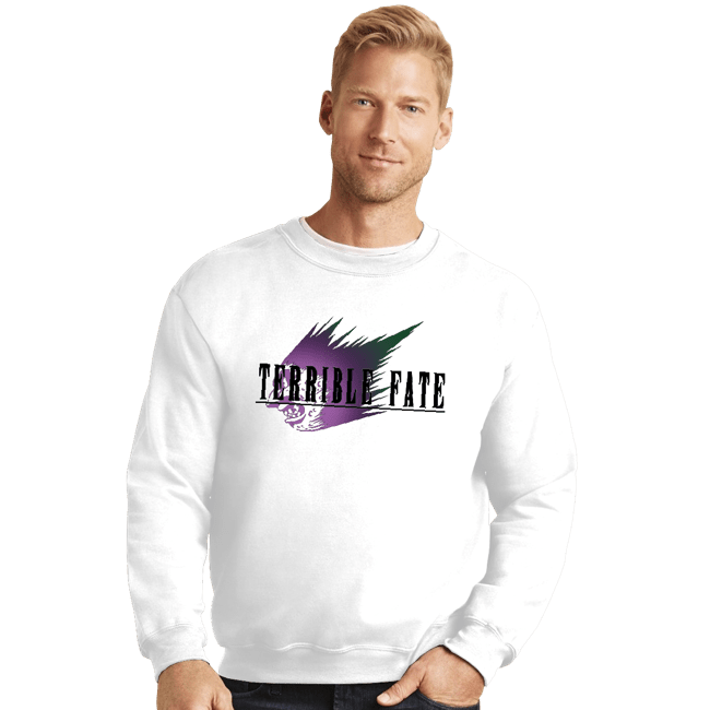 Secret_Shirts Crewneck Sweater, Unisex / Small / White A Terrible Fate