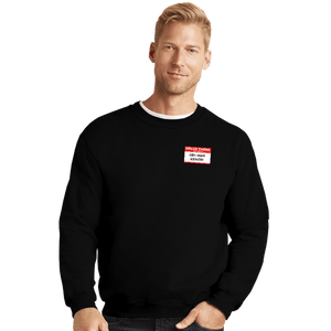 Secret_Shirts Crewneck Sweater, Unisex / Small / Black Hello There Kenobi