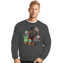 Load image into Gallery viewer, Shirts Crewneck Sweater, Unisex / Small / Charcoal Nightmare Tree
