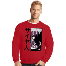 Load image into Gallery viewer, Shirts Crewneck Sweater, Unisex / Small / Red Saiyanz
