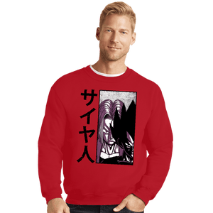Shirts Crewneck Sweater, Unisex / Small / Red Saiyanz