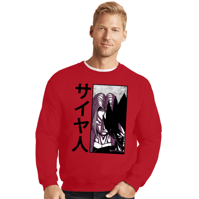 Shirts Crewneck Sweater, Unisex / Small / Red Saiyanz