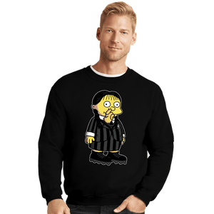 Daily_Deal_Shirts Crewneck Sweater, Unisex / Small / Black Hands Free