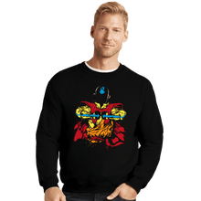 Load image into Gallery viewer, Shirts Crewneck Sweater, Unisex / Small / Black The Air Nomad Monk
