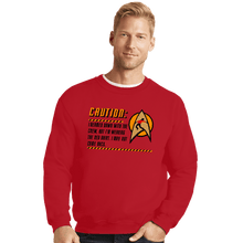 Load image into Gallery viewer, Shirts Crewneck Sweater, Unisex / Small / Red Red Shirt Guy
