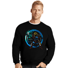 Load image into Gallery viewer, Daily_Deal_Shirts Crewneck Sweater, Unisex / Small / Black Kingom Hero
