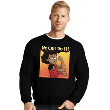 Load image into Gallery viewer, Secret_Shirts Crewneck Sweater, Unisex / Small / Black The Lower Decks Can Do It
