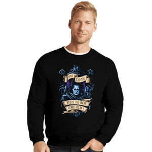 Daily_Deal_Shirts Crewneck Sweater, Unisex / Small / Black Story About Snow