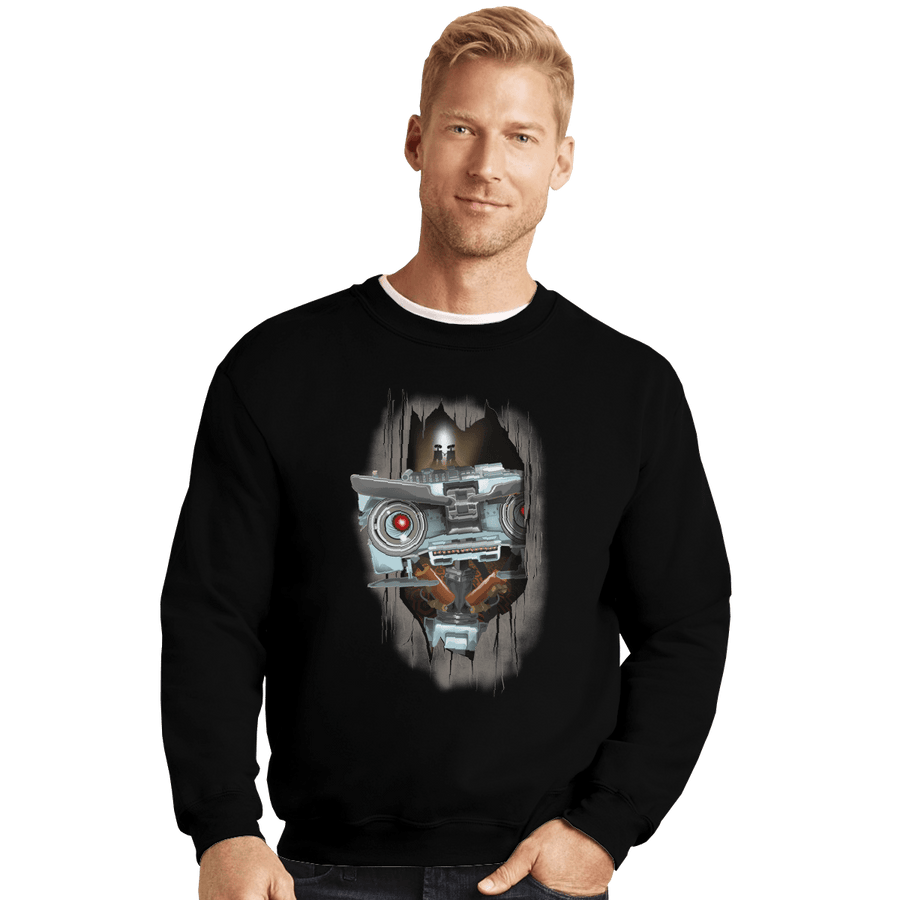 Shirts Crewneck Sweater, Unisex / Small / Black Here's Johnny!