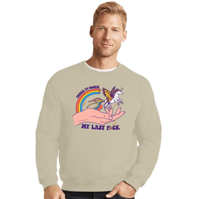 Secret_Shirts Crewneck Sweater, Unisex / Small / Sand There It Goes