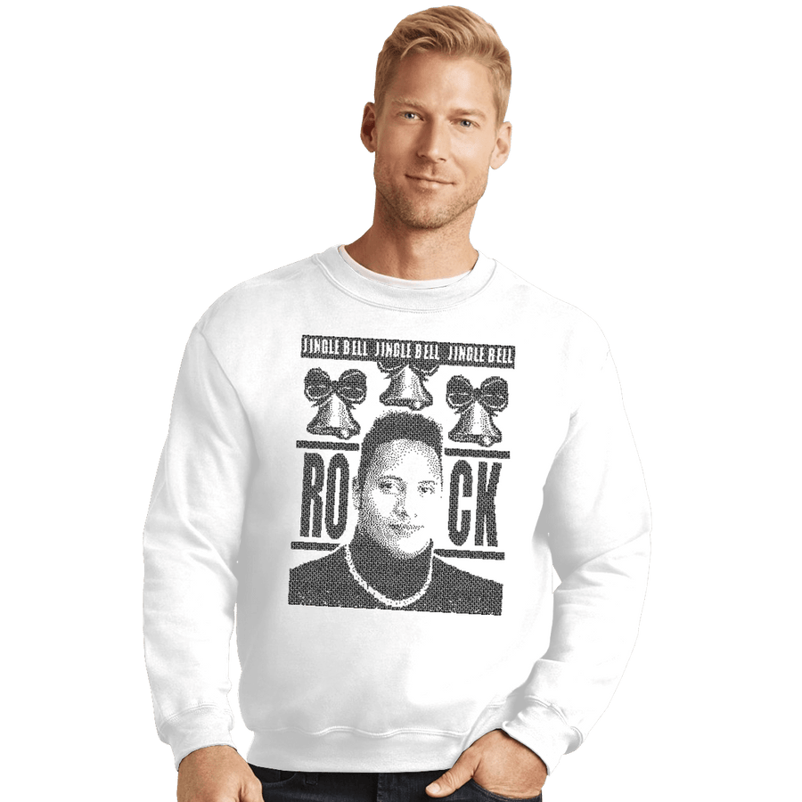Shirts Crewneck Sweater, Unisex / Small / White Jingle Bell Rock
