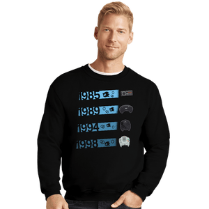 Shirts Crewneck Sweater, Unisex / Small / Black 1985 Controllers