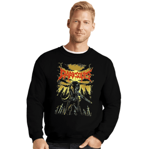 Shirts Crewneck Sweater, Unisex / Small / Black Dark Souls