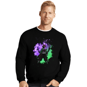 Shirts Crewneck Sweater, Unisex / Small / Black Soul Of The Demon Hunter