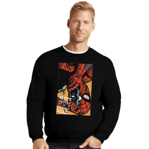 Shirts Crewneck Sweater, Unisex / Small / Black The Joking Spider
