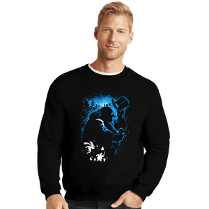 Secret_Shirts Crewneck Sweater, Unisex / Small / Black The Gentleman Of Crime