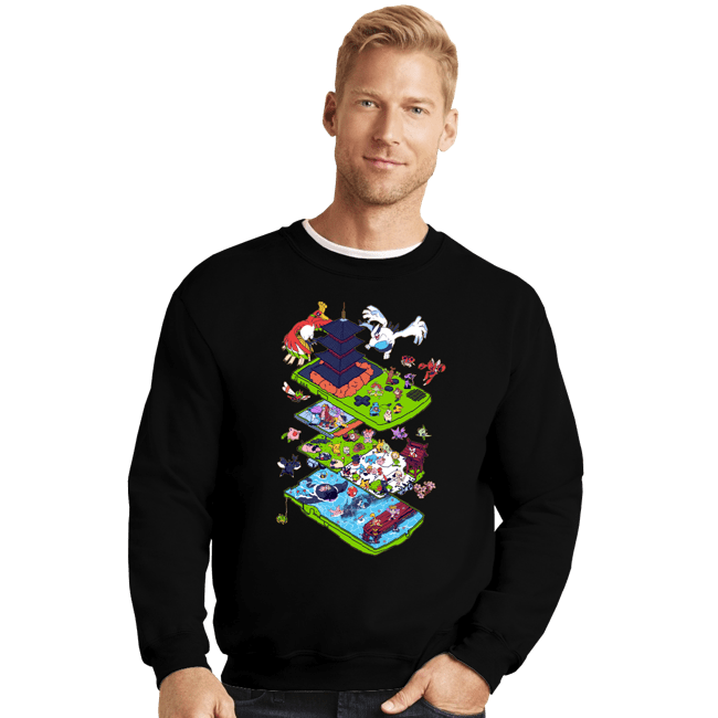 Shirts Crewneck Sweater, Unisex / Small / Black 2nd Gen
