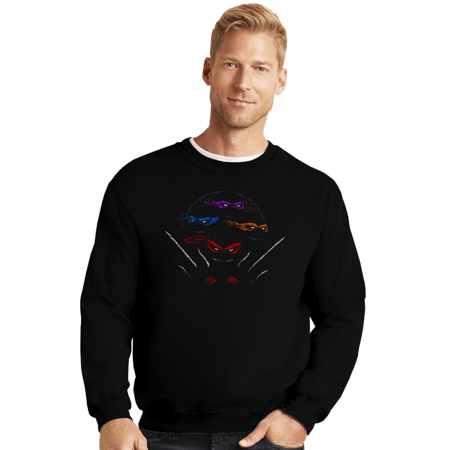 Shirts Crewneck Sweater, Unisex / Small / Black Mutant Ninja Brothers