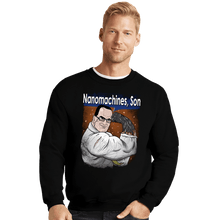 Load image into Gallery viewer, Daily_Deal_Shirts Crewneck Sweater, Unisex / Small / Black Nanomachines, Son
