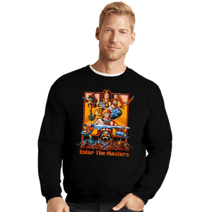 Shirts Crewneck Sweater, Unisex / Small / Black Enter The Masters