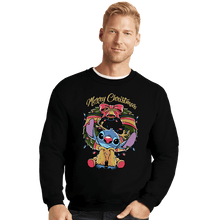 Load image into Gallery viewer, Daily_Deal_Shirts Crewneck Sweater, Unisex / Small / Black Stitch Xmas
