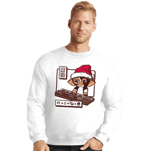 Secret_Shirts Crewneck Sweater, Unisex / Small / White MogwaiSong
