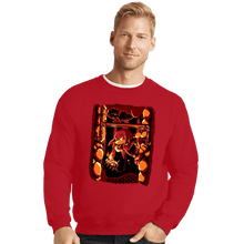 Load image into Gallery viewer, Daily_Deal_Shirts Crewneck Sweater, Unisex / Small / Red Reach The Palace
