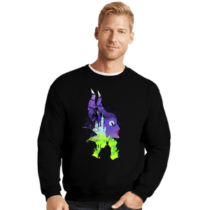 Daily_Deal_Shirts Crewneck Sweater, Unisex / Small / Black Mistress of Shadows