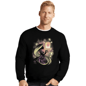 Shirts Crewneck Sweater, Unisex / Small / Black Go Live Your Dreams