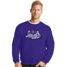 Load image into Gallery viewer, Secret_Shirts Crewneck Sweater, Unisex / Small / Violet Shredderman

