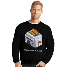 Load image into Gallery viewer, Daily_Deal_Shirts Crewneck Sweater, Unisex / Small / Black Frakking Toaster
