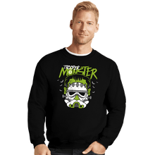 Load image into Gallery viewer, Shirts Crewneck Sweater, Unisex / Small / Black New Empire Monster
