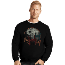 Load image into Gallery viewer, Shirts Crewneck Sweater, Unisex / Small / Black Moon Of Death
