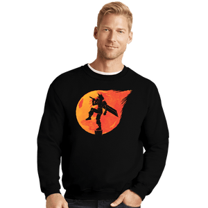 Daily_Deal_Shirts Crewneck Sweater, Unisex / Small / Black The Cloud Friend