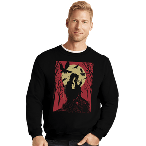 Shirts Crewneck Sweater, Unisex / Small / Black Dreaming Sands