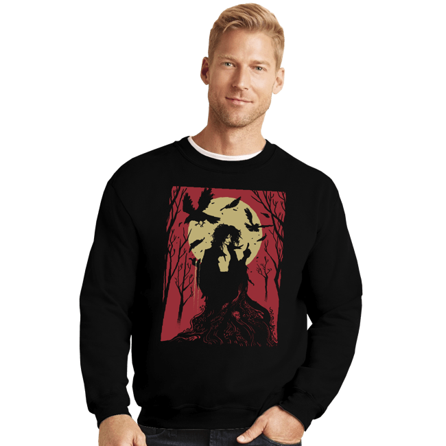 Shirts Crewneck Sweater, Unisex / Small / Black Dreaming Sands