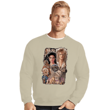 Load image into Gallery viewer, Shirts Crewneck Sweater, Unisex / Small / Sand Enter The Labyrinth
