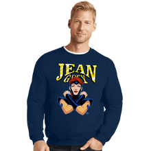 Load image into Gallery viewer, Daily_Deal_Shirts Crewneck Sweater, Unisex / Small / Navy Jean Grey 97

