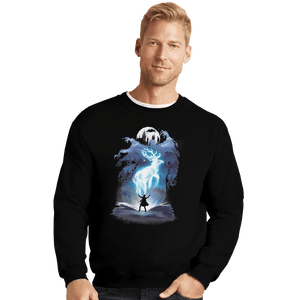 Shirts Crewneck Sweater, Unisex / Small / Black The 3rd Book Of Magic