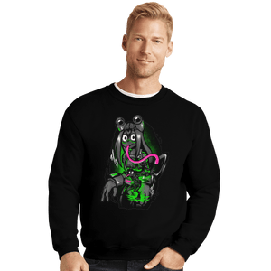 Shirts Crewneck Sweater, Unisex / Small / Black Rainy Season Hero