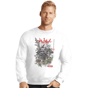 Shirts Crewneck Sweater, Unisex / Small / White Evangelion Ink