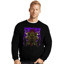 Load image into Gallery viewer, Daily_Deal_Shirts Crewneck Sweater, Unisex / Small / Black Starscourge Metal
