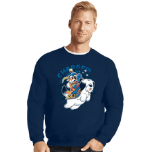 Load image into Gallery viewer, Daily_Deal_Shirts Crewneck Sweater, Unisex / Small / Navy Didymus Charge!
