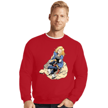 Load image into Gallery viewer, Secret_Shirts Crewneck Sweater, Unisex / Small / Red 18
