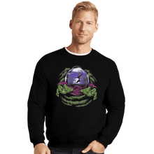 Load image into Gallery viewer, Shirts Crewneck Sweater, Unisex / Small / Black Mysterious Foe
