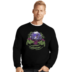 Shirts Crewneck Sweater, Unisex / Small / Black Mysterious Foe